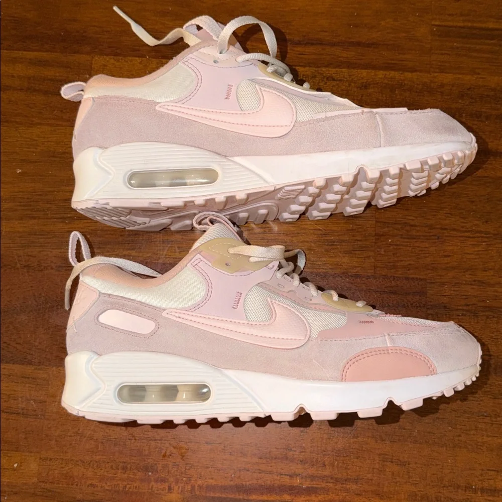 Nike Air Max 90 Futura Ladies Shoes. DM9922-104. Pink & white. Size 8.5 US - Picture 14 of 15